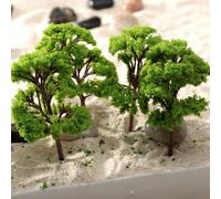 Giardino Modello Alberi Wargame Scenario Layout 12cm Plastica Orizzontale