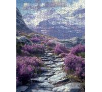 Giardino Montagna Puzzle 1000 Pezzi, 3D Puzzle per Adulti Impegnativo, Educa Puzzles Artistico, Divertente E Stimolante Puzzles Decorativo per La Famiglia, Regalo e Decorazione Pareti FNKL6-546