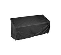 Giardino nero per panchine copre lunghe sedie borse di stoccaggio pieno per protezione proteggere mobili patio stanza all'aperto maglia gancio in legno