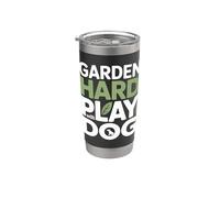 Giardino per cani da giardiniere con il cane Bicchiere termico in acciaio inox doppia parete