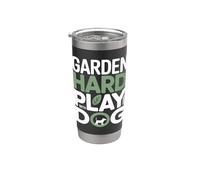 Giardino per cani da giardiniere con il cane Bicchiere termico in acciaio inox doppia parete
