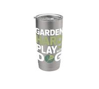 Giardino per cani da giardiniere con il cane Bicchiere termico in acciaio inox doppia parete