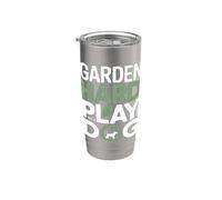 Giardino per cani da giardiniere con il cane Bicchiere termico in acciaio inox doppia parete
