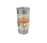 Giardino per cani da giardiniere con il cane Bicchiere termico in acciaio inox doppia parete