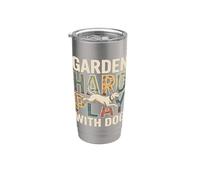 Giardino per cani da giardiniere con il cane Bicchiere termico in acciaio inox doppia parete