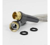 Giardino per tubo di prolunga connettore in acciaio inox da utilizzare con standard per avvolgitubo e raccordi (1,5 m)