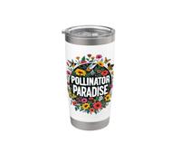 Giardino Pollinator Paradise Piante Native Api Bicchiere termico in acciaio inox doppia parete