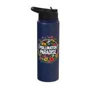 Giardino Pollinator Paradise Piante Native Api Stainless Steel Insulated Water Bottle