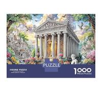 Giardino rose fantastico Enigma Per Il Relax Mentale 1000 Pezzi Tempio classico per Pause in Ufficio, Il Puzzle Più Venduto Per Alleviare Lo Stress 52x38cm/1000pcs