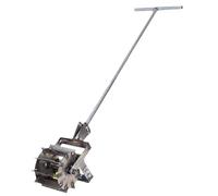 Giardino Rotavator Coltivatore senza fili - Spingere a mano sarchiatore e scarificatore per prato e suolo - Strumento manuale per diserbo per piccoli usi domestici
