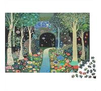 Giardino Segreto Jigsaw Puzzle 1000pcs (75x50cm) Adulti Pittura a olio Style Puzzle Gioco EduGattoivo Decorazioni Per La Casa