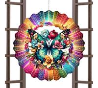 Giardino Spinners, Spinner del vento all'aperto, Wind Spinner per la decorazione esterna, Ornament di sculture d'arte decorazione domestica per cortile prato mamma nonna moglie di incontra