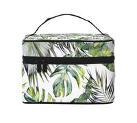 Giardino tropicale, Borsa per il trucco Borsa per cosmetici Borsa da viaggio portatile da viaggio Astuccio per matite