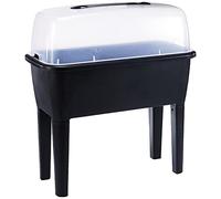 Giardino urbano con serra da 52 litri in polipropilene 77 x 38 x 82 cm antracite