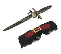 Giarrettiera Piratessa con Pugnale Giocattolo - Accessorio Costume Donna