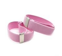 Giarrettiere elastiche regolabili progettate per una vestibilità comoda e sicura (rosa)