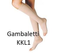 GIBAUD 2 Gambaletti DUALSAN terapeutici KKL1 compressione 1^Classe NUDO paio 243