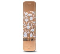 GIBBON Set Giboard - Play White | Innovativa Balance Board da 106 cm | Allenatore di equilibrio | Allenamento interattivo con app | Per casa o in viaggio | Ideale per trucchi e allenamenti | Include
