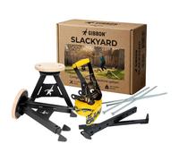 Gibbon Slacklines - Slackyard - Slackline One Size nero/giallo