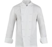 GIBLOR'S Adriano Giacca da Chef, Bianco, XL Uomo