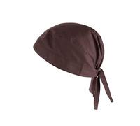 GIBLOR'S - Bandana Unisex Uomo Donna per aiuto cuoco, lavapiatti, Commis, Pub, Cucina, Pasticceria, Hotel, in Cotone, taglia unica, diversi colori (Marrone)