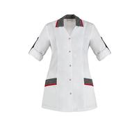 Giblor's Casacca PRIMULA per Hotel Casa Colf Pulizie da Donna Regular Fit BIANCO
