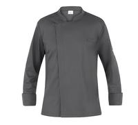 GIBLOR'S Giacca Cuoco Leggera Slim Fit Francesco, Colore Grigio, Inserti Traspiranti