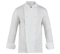 GIBLOR'S Giacca Uomo Chef 100% Cotone Adriano, Taglio Doppiopetto (XL)