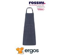 GIBLOR'S Grembiule CHICAGO Jeans Regolabile Unisex Tasca Birreria Pub Q1HX0281