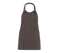 GIBLOR'S Grembiule Donna Virginia, Policotone con Nastrocollo Regolabile (Tortora)