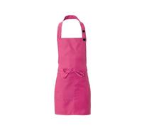 GIBLOR'S - Grembiule Latina Unisex Uomo Donna per Pub, Cucina, Caffetteria, Bar, Gelateria, Pasticceria in Poliestere, taglia unica, diversi colori (Fucsia)