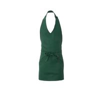 GIBLOR'S - Grembiule Lipari Unisex Uomo Donna per Horeca, Cucina, Caffetteria, Bar, Gelateria, in Poliestere, taglia unica, diversi colori (verde Scuro)