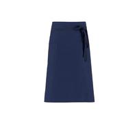 GIBLOR'S - Grembiule Matera Unisex Uomo Donna per Horeca, wellness, Cucina, Cuoco, Chef, in Cotone, taglia unica, diversi colori (Blu)
