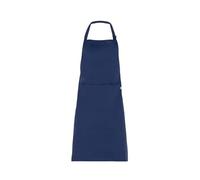 GIBLOR'S - Grembiule Zante Unisex Uomo Donna per Horeca, Cucina, Wellness, Bar, in misto Cotone e Poliestere, taglia unica, diversi colori (Blu)