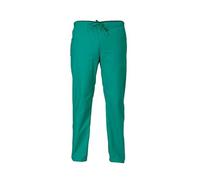 GIBLOR'S - Pantalone Alan Unisex Uomo Donna per Infermiere, Medico, Sanitario, Laboratorio, in Cotone Elasticizzato, coulisse in vita, disponibile in diversi colori (Verde XL)