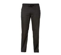 GIBLOR'S Pantalone Bianco Unisex Alan con Elastico (62 4XL IT Uomo, Nero)