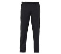 GIBLOR'S - Pantalone Noah Uomo per Chef, Cuoco, Cucina, in Cotone Elasticizzato, coulisse in vita, disponibile in diversi colori (Nero 4XL)