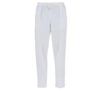 GIBLOR'S - Pantalone Pitagora da Uomo per Infermiere, Dentista, Sala Operatoria, Medico, Dottore, Sanitario, Laboratorio, in Cotone, Diverse taglie e colori (Bianco XS)