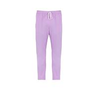 GIBLOR'S - Pantalone Pitagora da Uomo per Infermiere, Dentista, Sala Operatoria, Medico, Dottore, Sanitario, Laboratorio, in Cotone, Diverse taglie e colori (Lilla Chiaro 4XL)