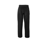 GIBLOR'S - Pantalone Plutone Uomo per Chef, Cuoco, Cucina, in Cotone Elasticizzato, Tasche alla francese, disponibile in diversi colori (Nero L)