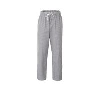GIBLOR'S - Pantalone Plutone Uomo per Chef, Cuoco, Cucina, in Cotone Elasticizzato, Tasche alla francese, disponibile in diversi colori (Quadro Nero XL)