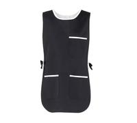 Giblor's Poncho Grembiule ZEFIRO per Hotel Casa Colf Pulizie Taglia Unica NERO