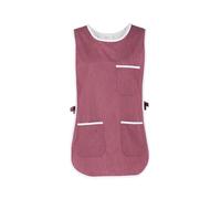 GIBLOR'S - Poncho Grembiule Zefiro per Uomo Donna in Poliestere, per Hotel, Casa, Colf, Domestico, Cameriere, Pulizie, taglia unica, diversi colori (Bordeaux)