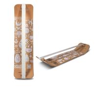 GIBBON Set Giboard - Play White | Innovativa Balance Board da 106 cm | Allenatore di equilibrio | Allenamento interattivo con app | Per casa o in viaggio | Ideale per trucchi e allenamenti | Include