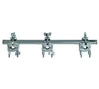 Gibraltar Accessory Rack Grabber morsetto Stand Mount Bar, asta dritta con 3 multi morsetto, monta 2 bracci piatti o supporti a percussione su un supporto, SC-SPAN