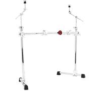Gibraltar Rack System Chrome Series Curved Basic Rack GCS302C, Incluse 2 Aste Piatti SC-4425MB
