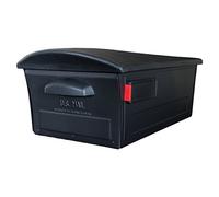 Gibraltar RSKB0000 - Cassetta postale in plastica antiruggine, grande capacità, colore: Nero