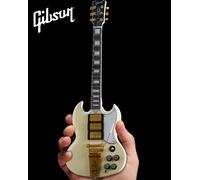 GIBSON 1964 SG Custom Bianco Replica Chitarra In Scala 1:4 ~Axe Heaven~