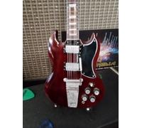 GIBSON 1964 SG Standard Cherry Replica Di Chitarra In Scala 1:4 ~Axe Heaven~