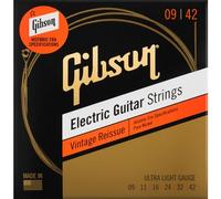 GIBSON ACCESSORIES Corde Vintage Reissue Electric Ultra-Light 09-11-16-24-32-42, per chitarra elettrica (SEG-HVR9)